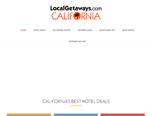 Tablet Screenshot of localgetaways.com